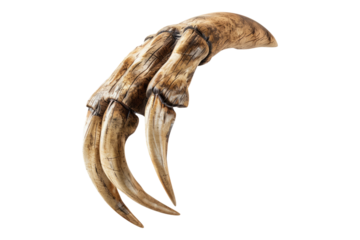 Animal claw isolated on transparent background