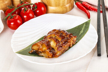 Grilled eel with unagi sauce