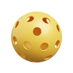 Paddle Ball 3D Illustration