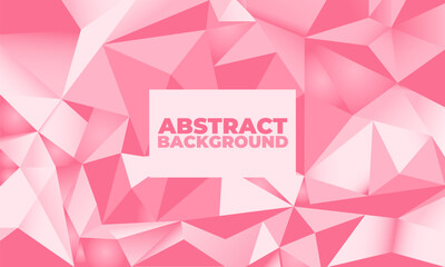 Pink Abstract Triangles