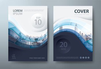 Annual report brochure flyer design template vector, Leaflet, presentation book cover templates, layout in A4 size