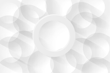 Background Abstract Circle White Grey Circle 3D Neumorphisem Presentation Copy Space Area, Download this Artwork and Choose The Enhanced License for More Usability