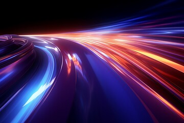 abstract speed motion on the road