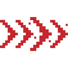 Fototapeta premium Pixel Arrow