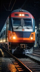 Obraz premium train at night