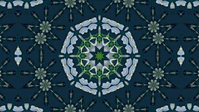 Kaleidoscope Mandala Art Design Abstract Background