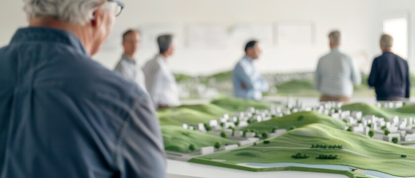 Innovative Urban Development, Architects Presenting Integrated Gas Utility Plans for City Planning