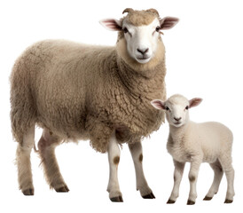 Obraz premium PNG Livestock animal mammal sheep.