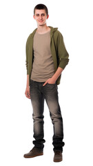 Fototapeta premium PNG Sweatshirt footwear standing sweater.