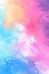 Abstract Colorful Watercolor Painting Background