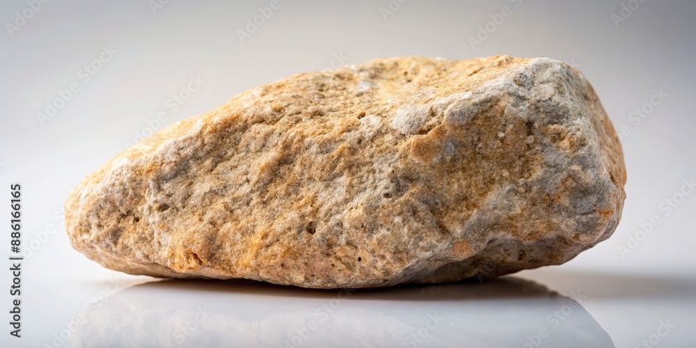 Canvas Prints stone rock object on isolated background with natural texture , stone, rock, object, isolated, backg