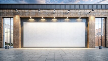 Large wall mockup for branding and mural, advertising, mockup, wall, large, branding, marketing, design, graphic, mural