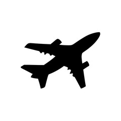 Airplane Icon Silhouette
