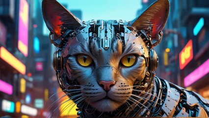 Cyberpunk Cat.