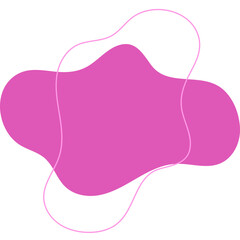 Pink Abstract Blob
