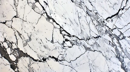 White marble texture with bold black streaks, modern and striking