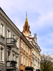 Traditional Cathedral in Vilnius in Lithuania