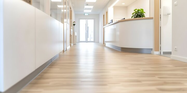 High-Quality Care for Pets in a Modern Vet Clinic with a Cozy Reception Area. Concept Pet Health, Modern Facility, Cozy Reception, Veterinary Care, High Quality Services