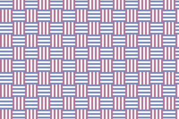 Contemporary Thai art in a modern style Square checkered pattern, hot check, alternating blue and red, vector illustration.