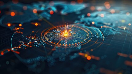 Representation target point close up dynamic Overlay map