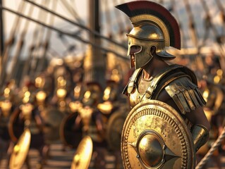 Praepositi romano en un buque de guerra