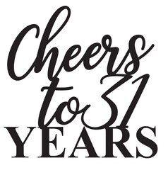 Cheers to 31 years birthday party celebration