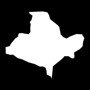 Ocotepeque department map, administrative division of Honduras. Vector illustration.