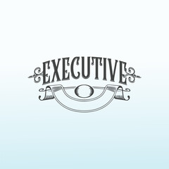 Letter mark Executive vector logo design