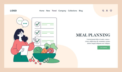 Low Histamine Diet. Flat Vector Illustration