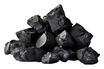 PNG Mineral rock coal anthracite.