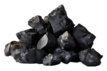 PNG Mineral rock coal anthracite.