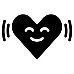 Fitness and sports.  Healthy heart icon vector illustration