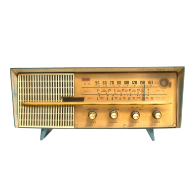PNG Transparent Ancient radio has a beautiful old style isolated on white background