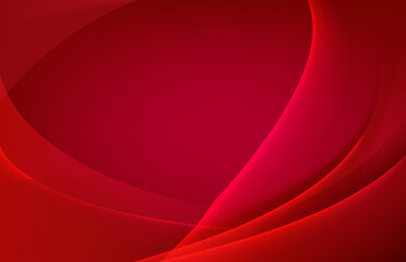 Abstract red wave background with elegant sea wave design. Vector illustration