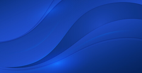 abstract blue wave background, Blue banner