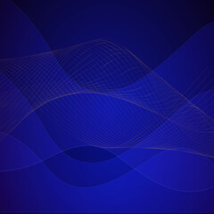 abstract blue wave background