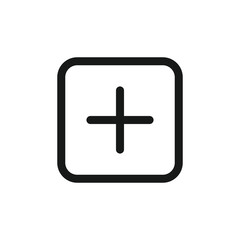 Obraz premium Add new post icon outline. Vector illustrator