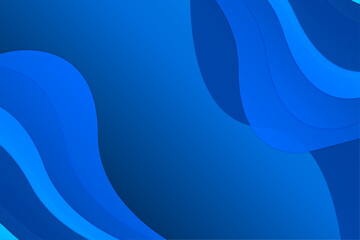 Blue abstract background, wave, Geometric vector, graphic, Minimal Texture, cover design, flyer template