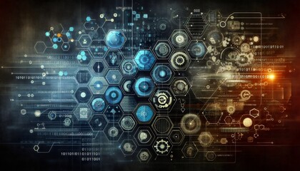 Obraz premium Interfaces Futuristas: Innovación en Tecnología y Ciencia, Desarrollo tecnológico, Innovación aplicada, Ai