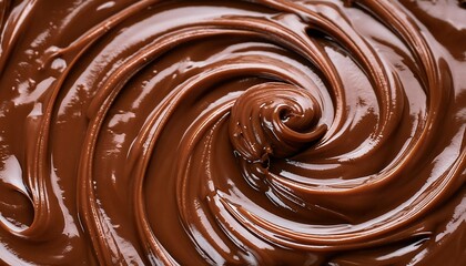 Chocolate jam forming swirls fills the background for smearing the bread. Wallpapers