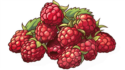 Beautiful raspberries isolated on white background fresh raspberry farm market product. raspberries, fresh raspberries, raspberry isolated, raspberry on white background, raspberry fruit,