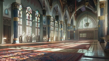 Obraz premium Grand Hall of a Majestic Building