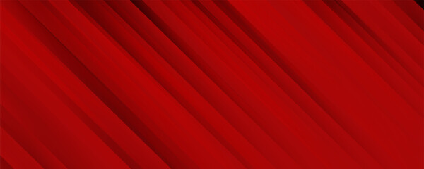 Abstract red background with stripes and space for text.