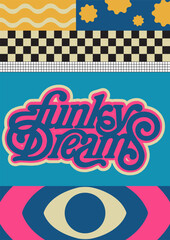 retro poster design illustration