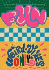 retro poster design illustration