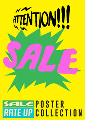 poster2 typo vintage and retro style