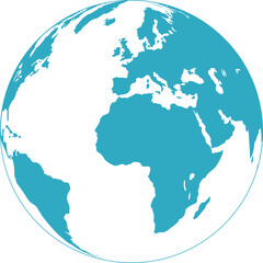 地球（ヨーロッパ・アフリカ・アメリカ・大西洋） © tam