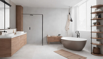 modern bathroom interior
