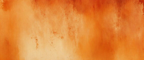Obraz premium Brown and orange background with texture and distressed vintage grunge and watercolor paint backdrop