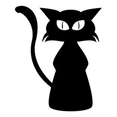 Cat Icon Vector Illustration